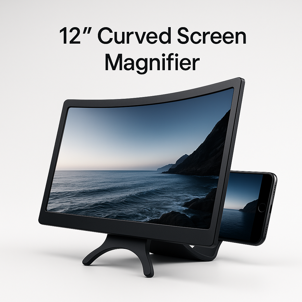 Curved 3D HD Phone Screen Amplifier