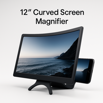 Curved 3D HD Phone Screen Amplifier