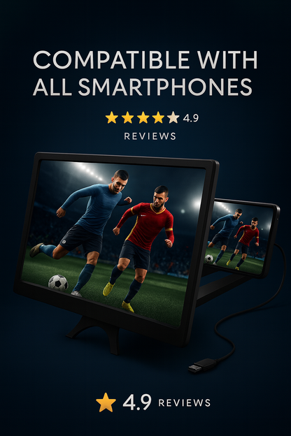 Curved 3D HD Phone Screen Amplifier