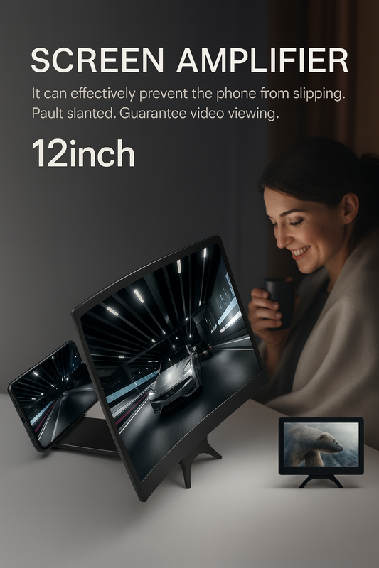 Curved 3D HD Phone Screen Amplifier